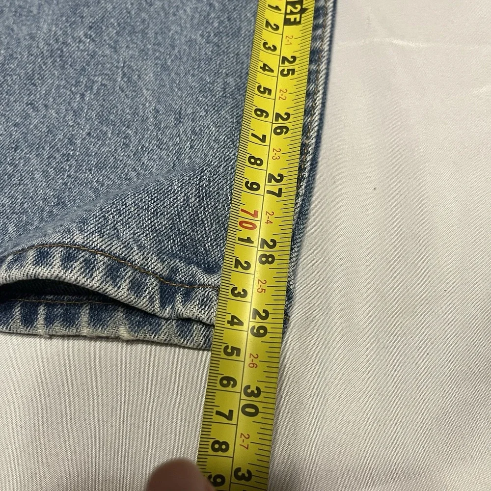 Vintage 90s Levi 550 Relaxed Tapered Size 36x29 Fits (34x29) Jeans USA Made
